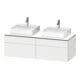 Duravit Waschtischunterschrank L-Cube 142x55x48,2cm, 2 SBK, w m, k EinrSy-1