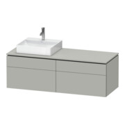 Duravit Waschtischunterschrank L-Cube 142x55x48,2cm, 2 SBK, wd, An L, bg ma