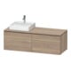 Duravit Waschtischunterschrank L-Cube 142x55x48,2cm, 2 SBK, wd, An L, Ei marm.-1