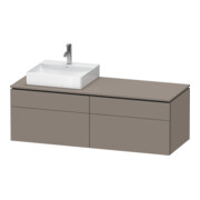 Duravit Waschtischunterschrank L-Cube 142x55x48,2cm, 2 SBK, wd, An li, bas. ma