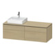 Duravit Waschtischunterschrank L-Cube 142x55x48,2cm, 2 SBK, wd, An li, med. Ei-1