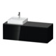 Duravit Waschtischunterschrank L-Cube 142x55x48,2cm, 2 SBK, wd, An li, sw hgl-1