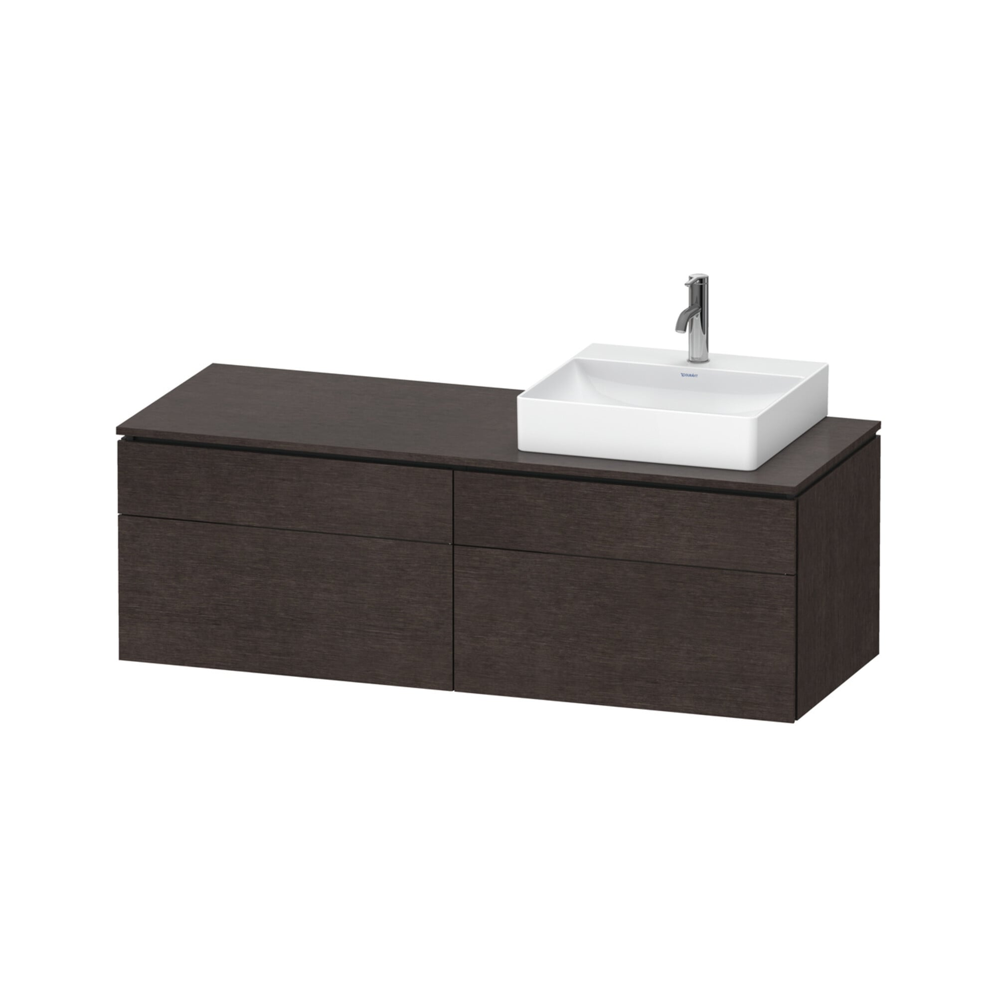 Duravit Waschtischunterschrank L-Cube 142x55x48,2cm, 2 SBK, wd, An R, E d geb.