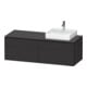 Duravit Waschtischunterschrank L-Cube 142x55x48,2cm, 2 SBK, wd, An R, gra matt-1
