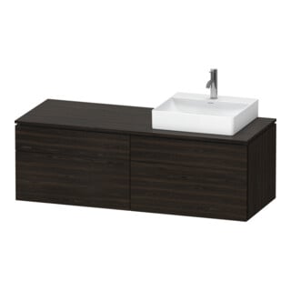 Duravit Waschtischunterschrank L-Cube 142x55x48,2cm, 2 SBK, wd, An R, N geb.