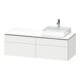 Duravit Waschtischunterschrank L-Cube 142x55x48,2cm, 2 SBK, wd, An R, we. matt-1