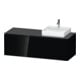 Duravit Waschtischunterschrank L-Cube 142x55x48,2cm, 2 SBK, wd, An re, sw hgl-1
