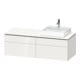 Duravit Waschtischunterschrank L-Cube 142x55x48,2cm, 2 SBK, wd, An re, we. hgl-1