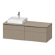 Duravit Waschtischunterschrank L-Cube 142x55x48,2cm, 2 SBK, wd, Anschl li, lei-1