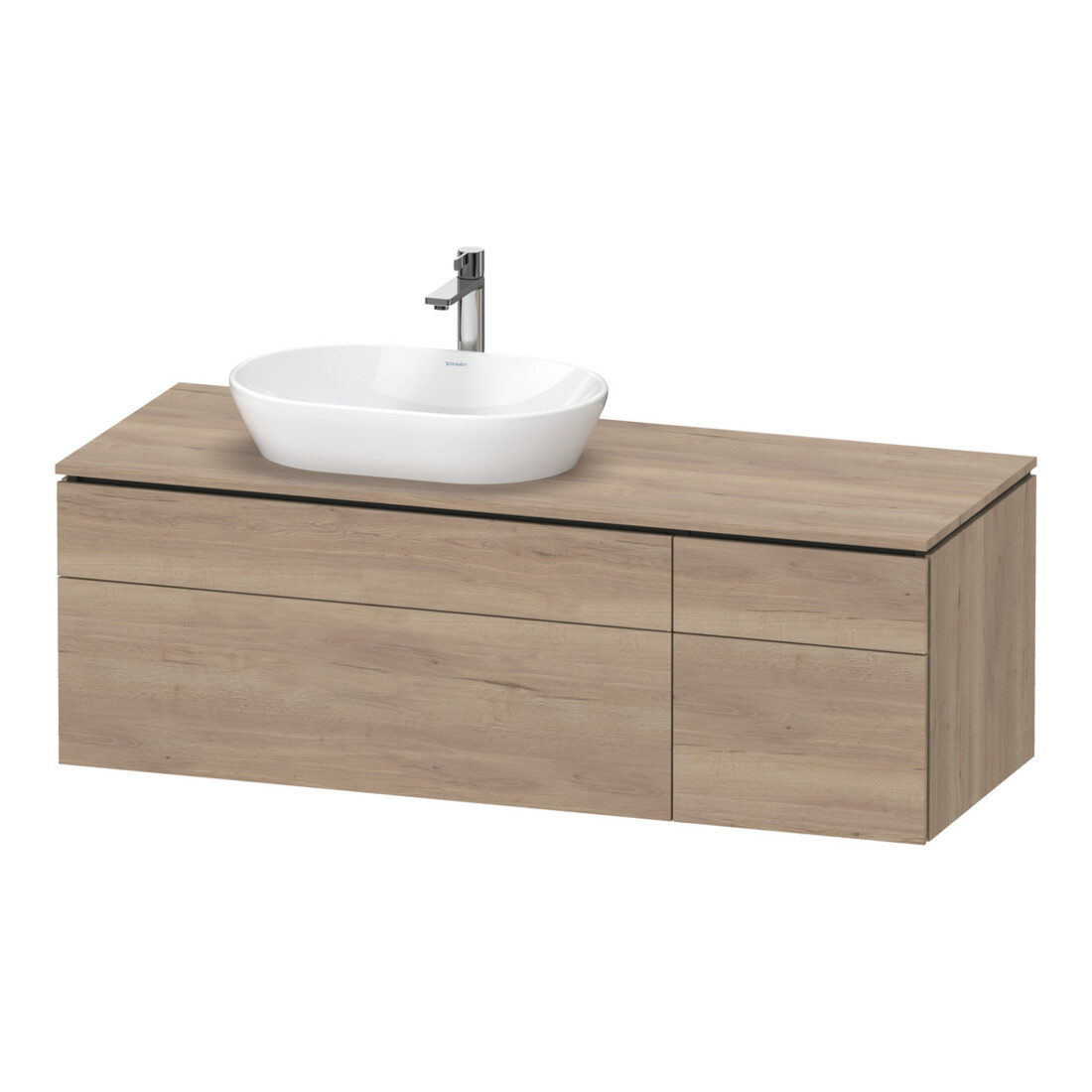Duravit Waschtischunterschrank L-Cube 142x55x48,2cm, AS L, E ma, k EinrSy