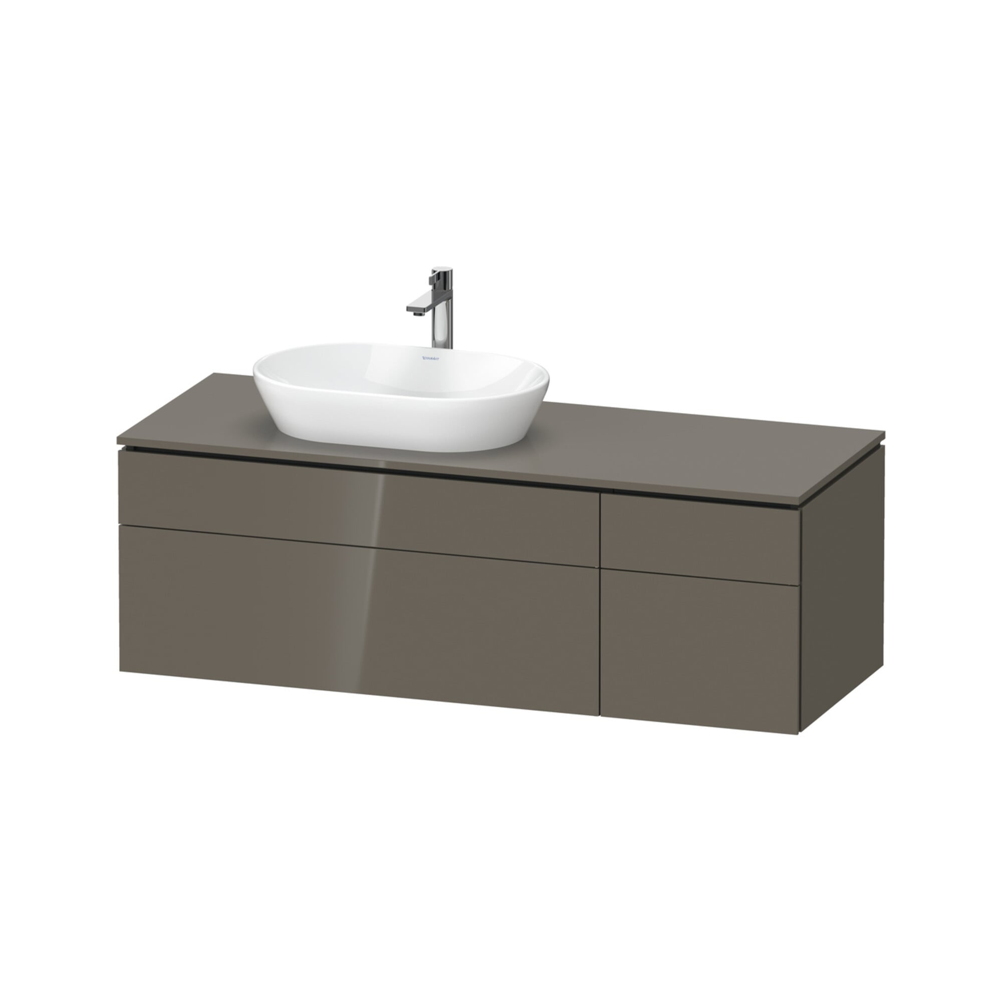 Duravit Waschtischunterschrank L-Cube 142x55x48,2cm, AS L, f G g, k EinrSy