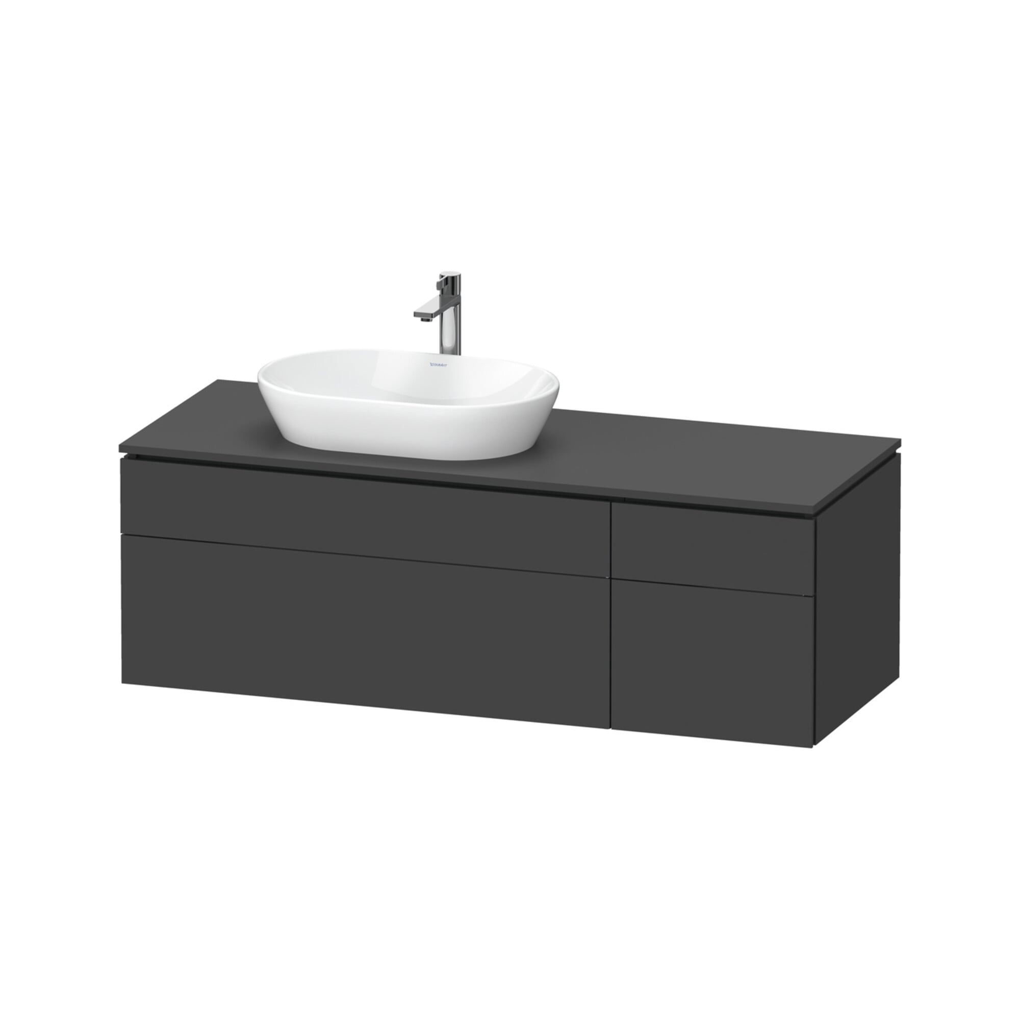 Duravit Waschtischunterschrank L-Cube 142x55x48,2cm, AS L, gra m, k EinrSy