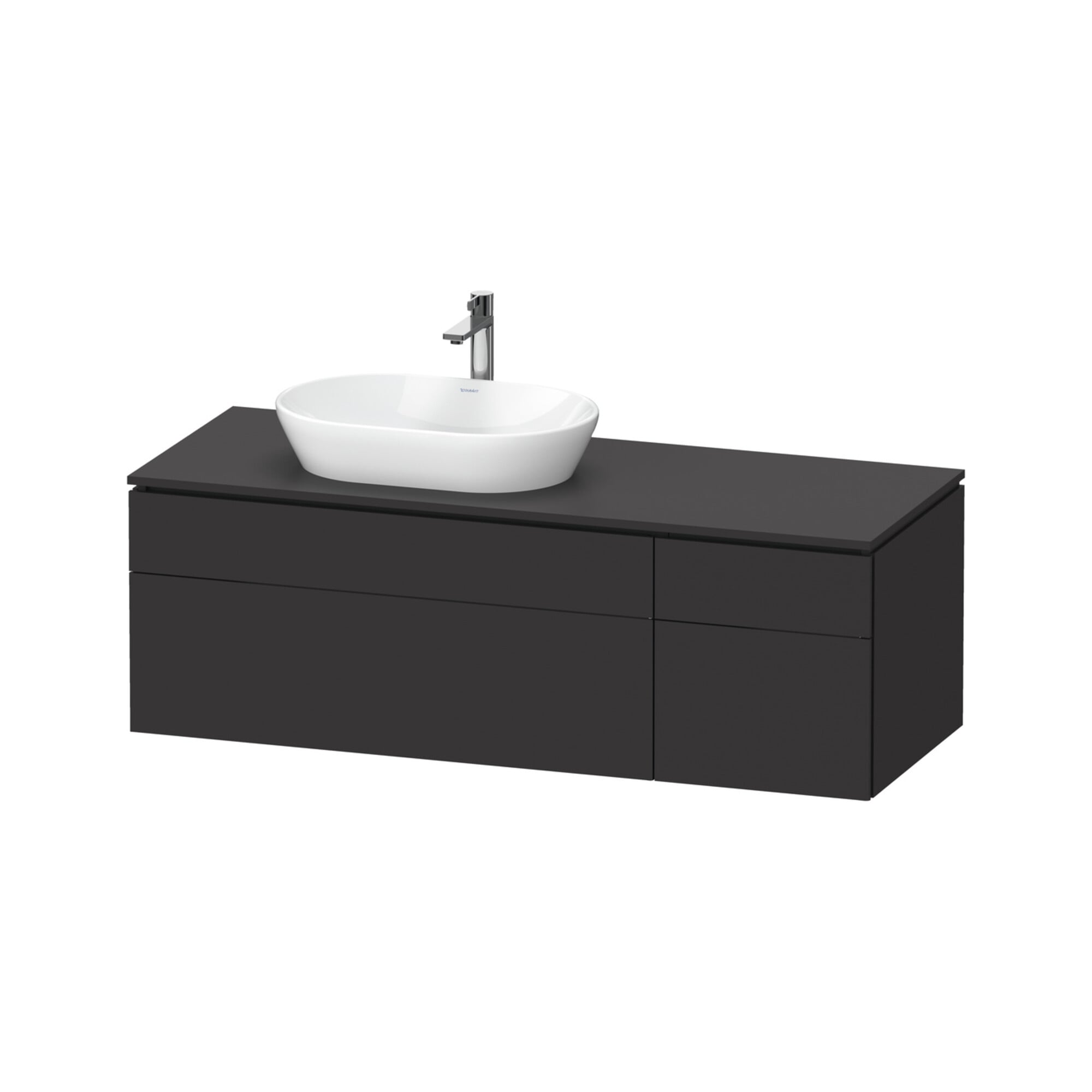 Duravit Waschtischunterschrank L-Cube 142x55x48,2cm, AS L, gra m, k EinrSy