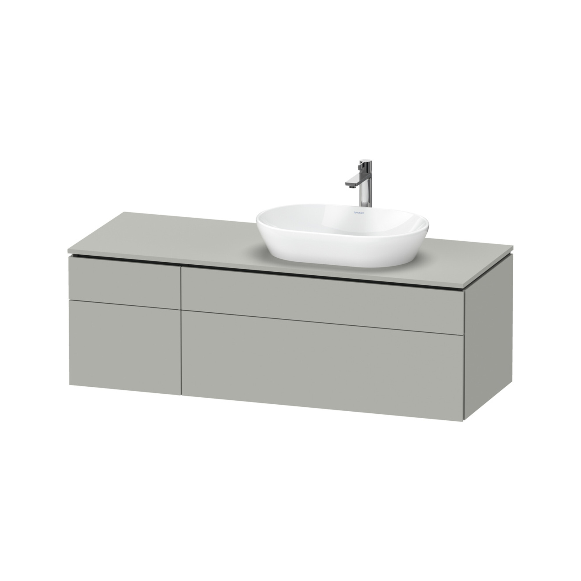 Duravit Waschtischunterschrank L-Cube 142x55x48,2cm, AS R, bg m, k EinrSy