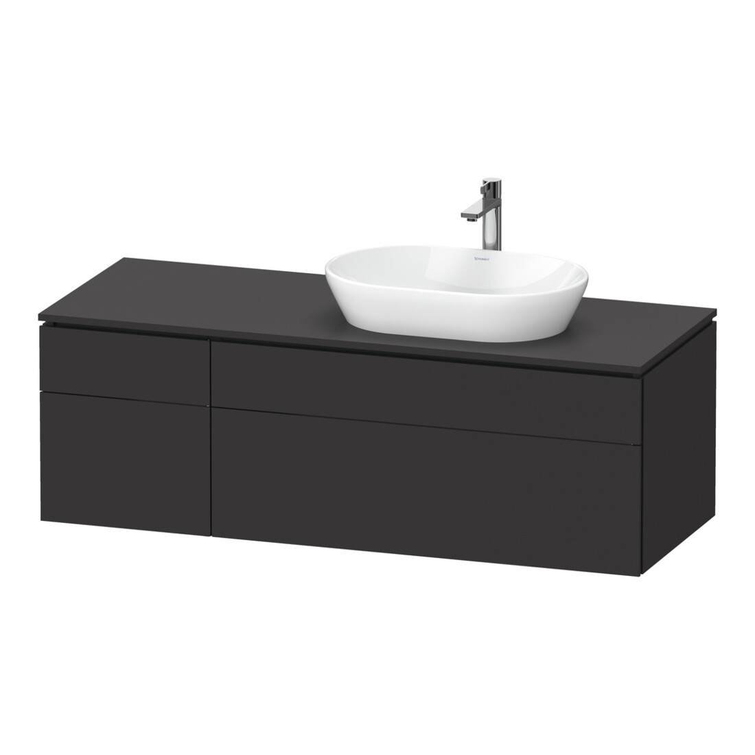 Duravit Waschtischunterschrank L-Cube 142x55x48,2cm, AS R, gra m, k EinrSy