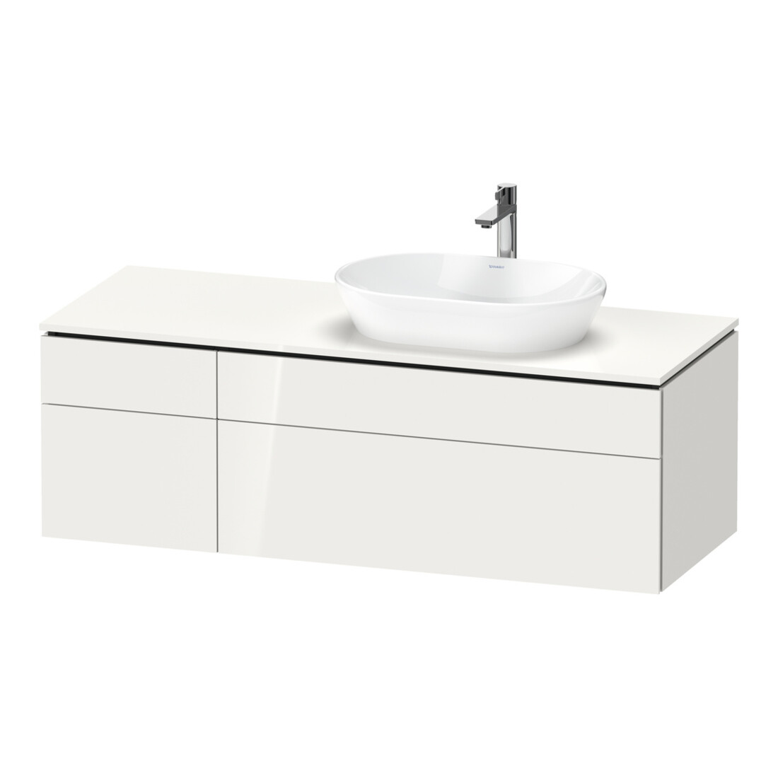 Duravit Waschtischunterschrank L-Cube 142x55x48,2cm, AS R, w g, k EinrSy
