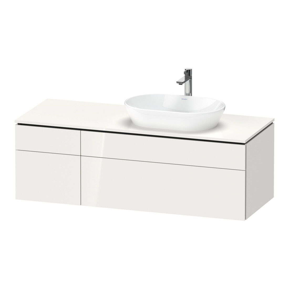 Duravit Waschtischunterschrank L-Cube 142x55x48,2cm, AS R, w g, k EinrSy