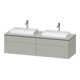 Duravit Waschtischunterschrank L-Cube 162x55x48,2cm, 2 SBK, bg m, k EinrSy-1