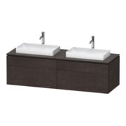Duravit Waschtischunterschrank L-Cube 162x55x48,2cm, 2 SBK, E d ge, k EinrSy