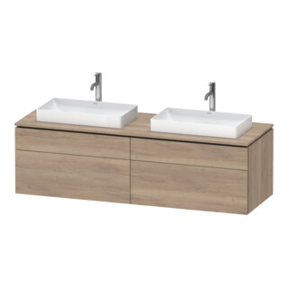 Duravit Waschtischunterschrank L-Cube 162x55x48,2cm, 2 SBK, E ma, k EinrSy