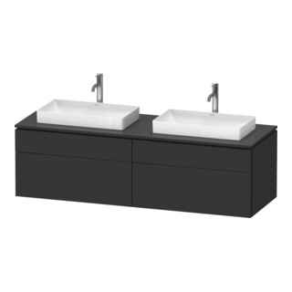 Duravit Waschtischunterschrank L-Cube 162x55x48,2cm, 2 SBK, gra m, k EinrSy