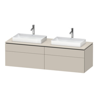 Duravit Waschtischunterschrank L-Cube 162x55x48,2cm, 2 SBK, T m, k EinrSy