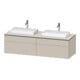 Duravit Waschtischunterschrank L-Cube 162x55x48,2cm, 2 SBK, T m, k EinrSy-1