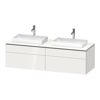 Duravit Waschtischunterschrank L-Cube 162x55x48,2cm, 2 SBK, w g, k EinrSy