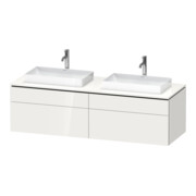 Duravit Waschtischunterschrank L-Cube 162x55x48,2cm, 2 SBK, w g, k EinrSy