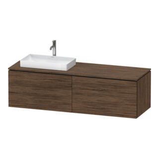 Duravit Waschtischunterschrank L-Cube 162x55x48,2cm, 2 SBK, wd, AS L, N dkl.