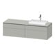Duravit Waschtischunterschrank L-Cube 162x55x48,2cm, 2 SBK, wd, AS R, bg ma-1