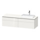 Duravit Waschtischunterschrank L-Cube 162x55x48,2cm, 2 SBK, wd, AS re, we. hgl-1