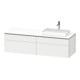 Duravit Waschtischunterschrank L-Cube 162x55x48,2cm, 2 SBK, wd, AS re, we. ma-1