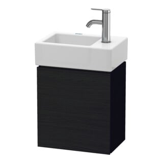 Duravit Waschtischunterschrank L-Cube 36,4x24,1x40cm, wandhängend, T li, Ei schwarz