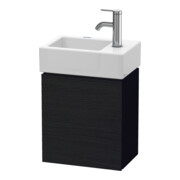 Duravit Waschtischunterschrank L-Cube 36,4x24,1x40cm, wandhängend, T li, Ei schwarz-1