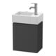 Duravit Waschtischunterschrank L-Cube 36,4x24,1x40cm, wandhängend, Tür li, graph ma-1