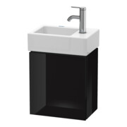 Duravit Waschtischunterschrank L-Cube 36,4x24,1x40cm, wandhängend, Tür li, sw hgl-1