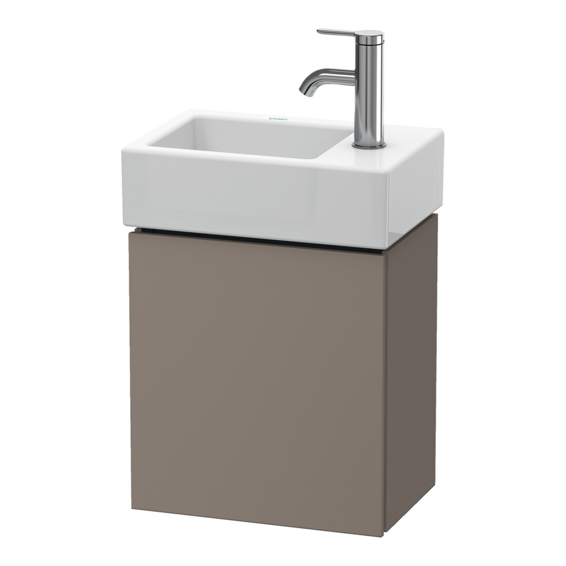 Duravit Waschtischunterschrank L-Cube 36,4x24,1x40cm, wandhängend, Tür re, bas. matt