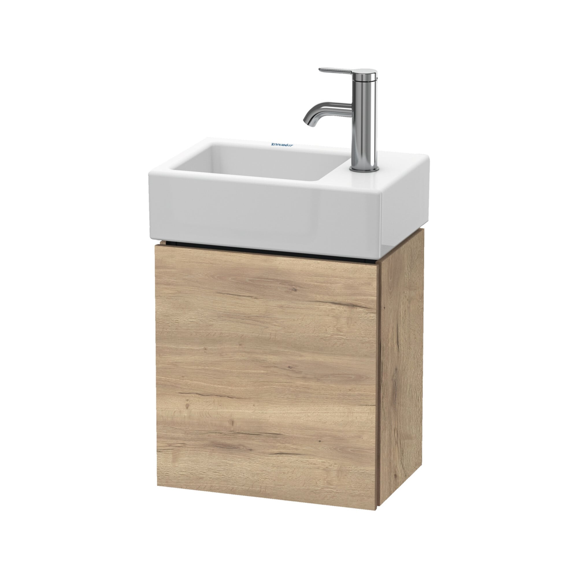 Duravit Waschtischunterschrank L-Cube 36,4x24,1x40cm, wandhängend, Tür re, Ei marm.