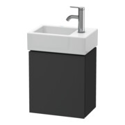 Duravit Waschtischunterschrank L-Cube 36,4x24,1x40cm, wandhängend, Tür re, graph ma-1