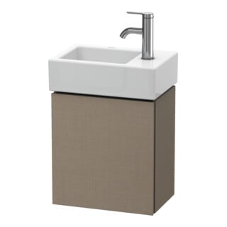 Duravit Waschtischunterschrank L-Cube 36,4x24,1x40cm, wandhängend, Tür re, leinen