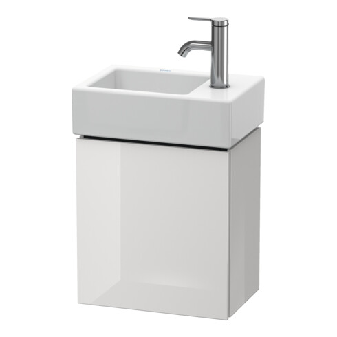 Duravit Waschtischunterschrank L-Cube 36,4x24,1x40cm, wandhängend, Tür re, we. hgl