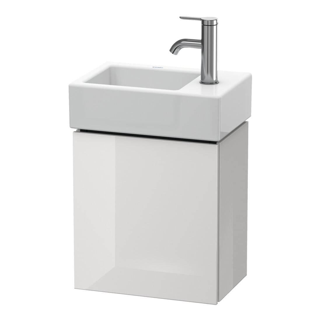 Duravit Waschtischunterschrank L-Cube 36,4x24,1x40cm, wandhängend, Tür re, we. hgl