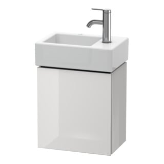 Duravit Waschtischunterschrank L-Cube 36,4x24,1x40cm, wandhängend, Tür re, we. hgl