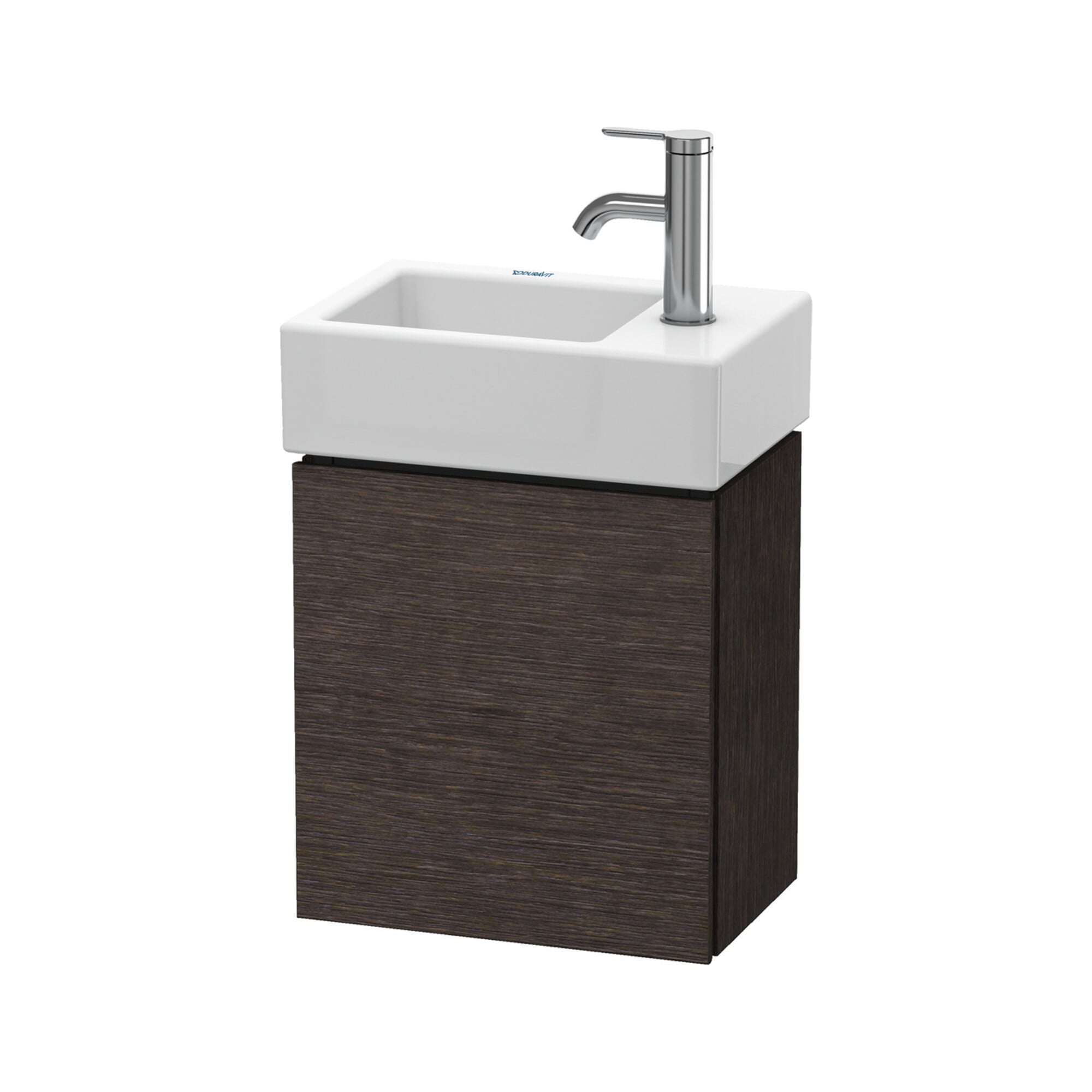Duravit Waschtischunterschrank L-Cube 36,4x24,1x40cm, wd, Tür li, Ei dkl. geb.