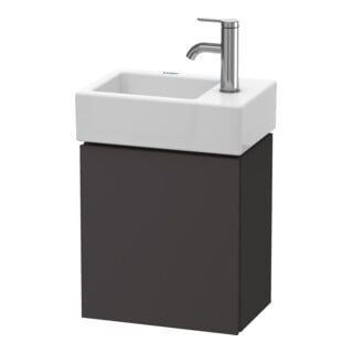Duravit Waschtischunterschrank L-Cube 36,4x24,1x40cm, wd, Tür li, graph matt