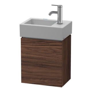 Duravit Waschtischunterschrank L-Cube 36,4x24,1x40cm, wd, Tür re, Nussb dkl.