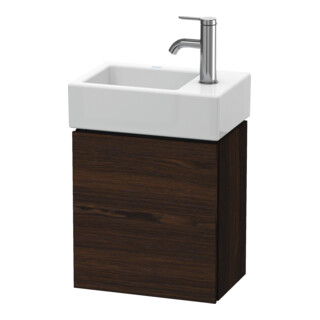 Duravit Waschtischunterschrank L-Cube 36,4x24,1x40cm, wd, Tür re, Nussb geb.