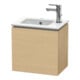 Duravit Waschtischunterschrank L-Cube 42x29,4x40cm, wandhängend, T li, Eiche natur-1