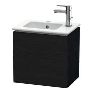 Duravit Waschtischunterschrank L-Cube 42x29,4x40cm, wandhängend, T li, Eiche schwarz